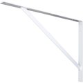 Hardware Resources Heavy-Duty Shelf Utility Bracket 1421WH